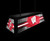 Wisconsin Badgers Long Box Billiard Light