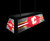 Calgary Flames Long Box Billiard Light