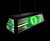 Oregon Ducks Long Box Billiard Light with Black Finish