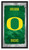 Oregon Ducks Football Mirror w/ Wood Frame