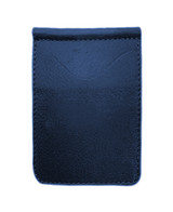 Money Clip Wallet in Navy Blue Leather