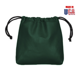 Dark Green American Leather Drawstring Player's Pouch