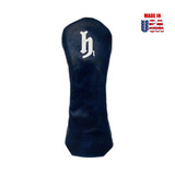 Hybrid H2 Navy Blue Pull-Up Leather with White Embroidery