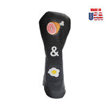 Ham & Egg Headcovers from Winston Collection, Hybrid, Black