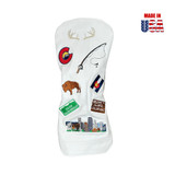 White American Leather Driver Headcover with Colorado Mural 2, winstoncollection.com