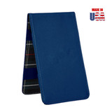 Ocean Blue American Leather Scorecard & Yardage Book Holder