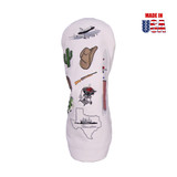 Houston Mural Driver Headcover-White