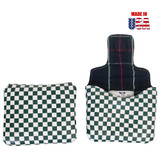 Checkerboard Leather Universal Mallet Putter Covers 2