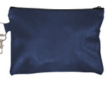 Navy Blue American Leather Golf Reef Zip Pouch