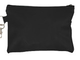 Black American Leather Golf Reef Zip Pouch