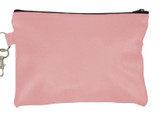 Pink American Leather Golf Reef Zip Pouch