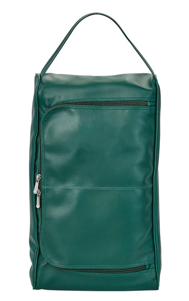 Deluxe Shoe Bag in Winston Kelly Green Vinyl