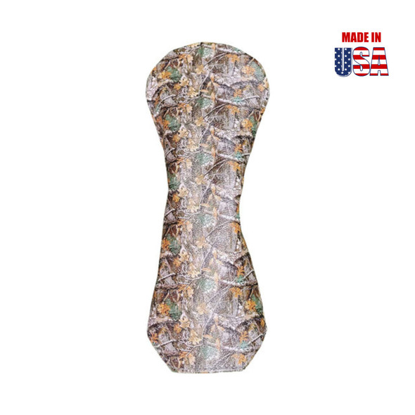 Tree Camoflague Fairway Leather Headcover, 2 winstoncollection.com