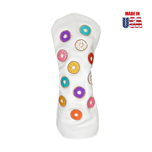 White American Fairway Cover with Donut Embroidery 1, winstoncollection.com