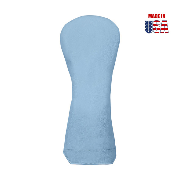 Carolina Blue American Leather Driver Headcover, winstoncollection.com