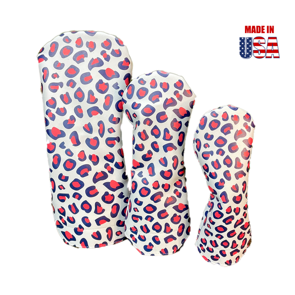 Colorful Leopard Vinyl Headcovers 5