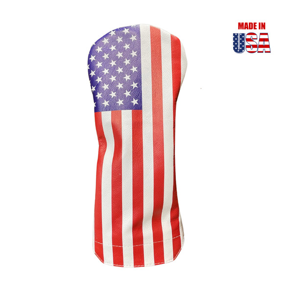 American Flag Leather Headcovers 2
