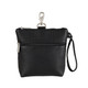 Deluxe Valuables Pouch in Black Colombian Leather