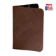 Premium Whiskey Pull-Up Leather Classic Scorecard Holder