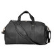 Black Colombian Leather Country Club Duffel Bag