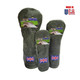 Swilcan Bridge Panoramic Embroidery on Olive Waxed Canvas Headcover Set