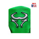 Bull Logo and Winston Signature Embroidery on Green Neon Headcover Set