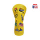 Yellow American Leather Driver Headcover, Tribute to New York 1, winstoncollection.com