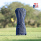 Solid Navy Waxed Canvas Golf Headcovers 5