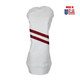 White American Leather with Red Stripes Driver Headcover