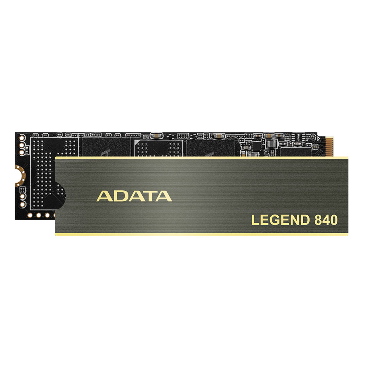 ADATA LEGEND 840 512GB M.2 2280 PCIe Gen4x4 Internal Solid State Drive |  PS5 Compatible - Innogrit IG5220 | Up to 5000 MBps - Grey/Gold SSD | 1PK -  ADATA