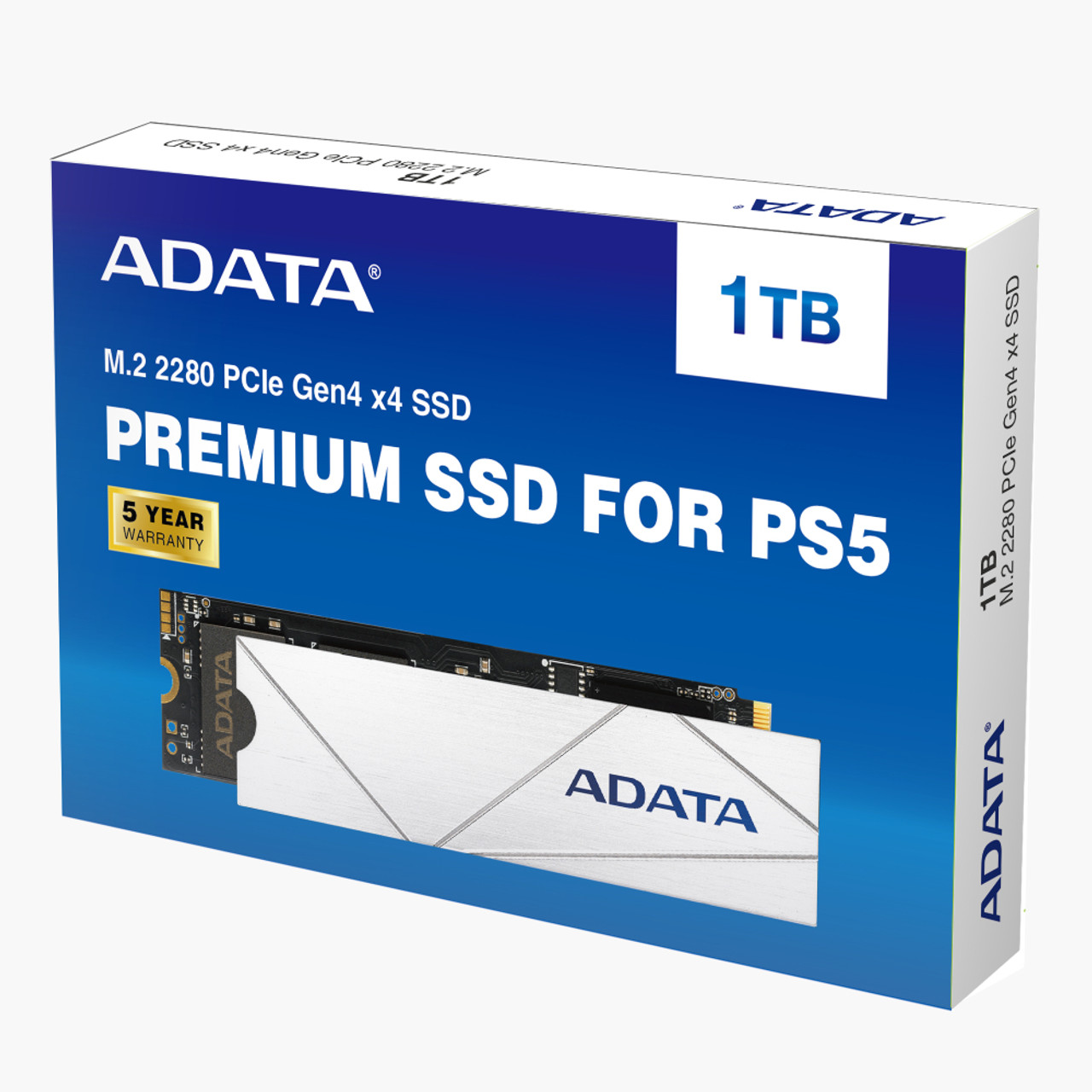 INLAND Unidad interna de estado sólido SSD para juegos NVMe de 1 TB con  disipador de calor optimizado para PS5 - Gen4 PCIe, M.2 2280, caché DRAM