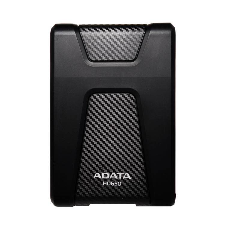 ADATA HD650 2TB USB 3.1 Shock-Resistant External Hard Drive, Black