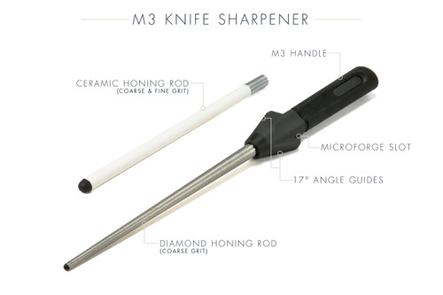 M3 Manual Kitchen Knife Sharpener Package