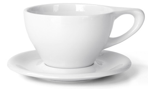 Lino Latte Large 12 oz Cup & Saucer