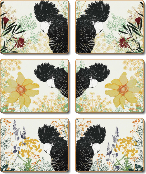 Cheeky Cockatoo Coasters