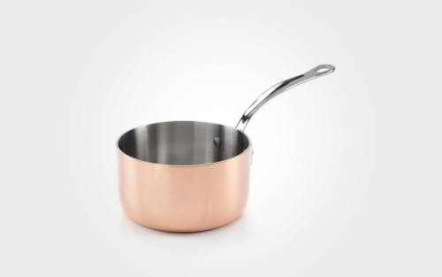 Copper Induction Saucepan with Lid 16cm