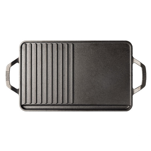 Chef Collection 19.5 x 10 Inch Cast Iron Single Sided Grill/Griddle