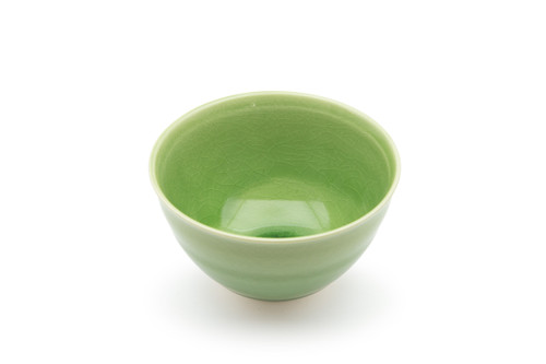 Artisanal Green Crackle Matcha Bowl
