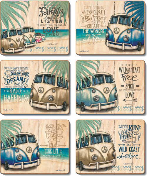 Vintage Kombi Coasters