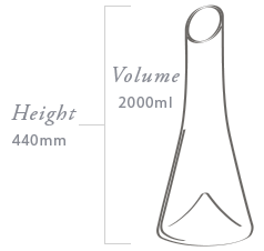 Plumm Crystal LYGON Wine Decanter