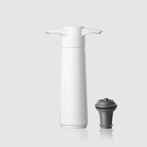 Original Wine Saver White (1 Pump, 1 Wine Stopper)