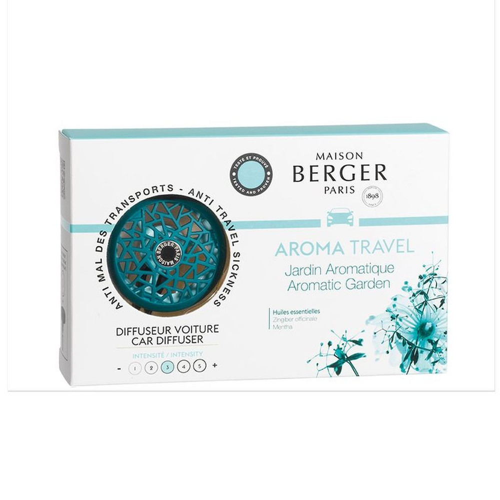 MAISON BERGER DIFFUSORE AUTO BASE E RICARICA AROMA TRAVEL - PROFUMO DI CASA