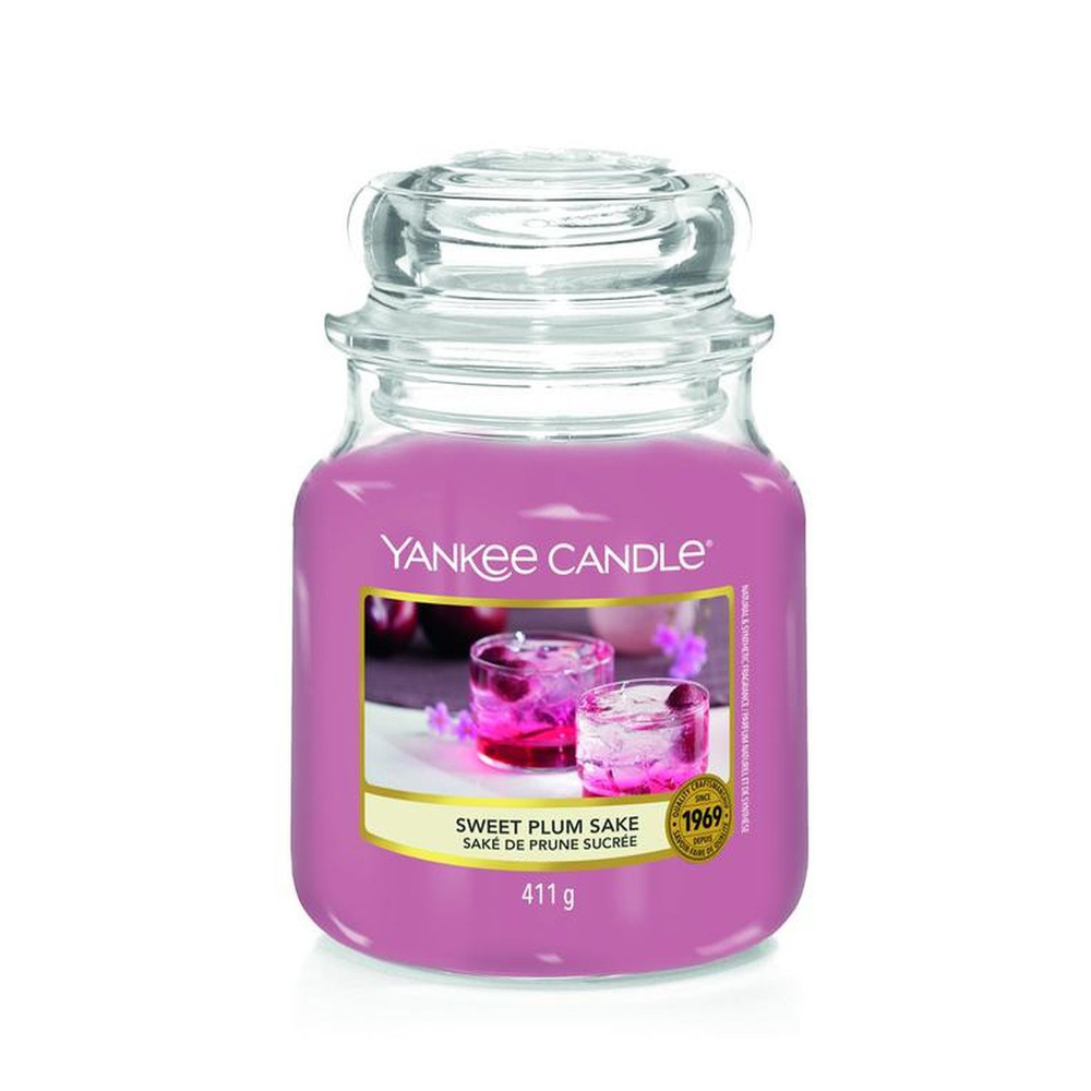 YANKEE CANDLE GIARA MEDIA SWEET PLUM SAKE - PROFUMO DI CASA