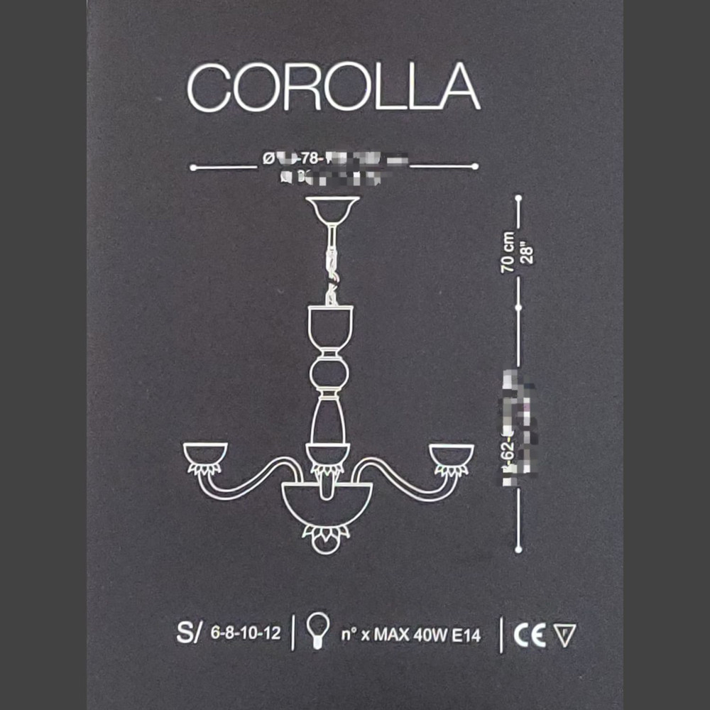 Lampada diffusore di oli essenziali Corolla –