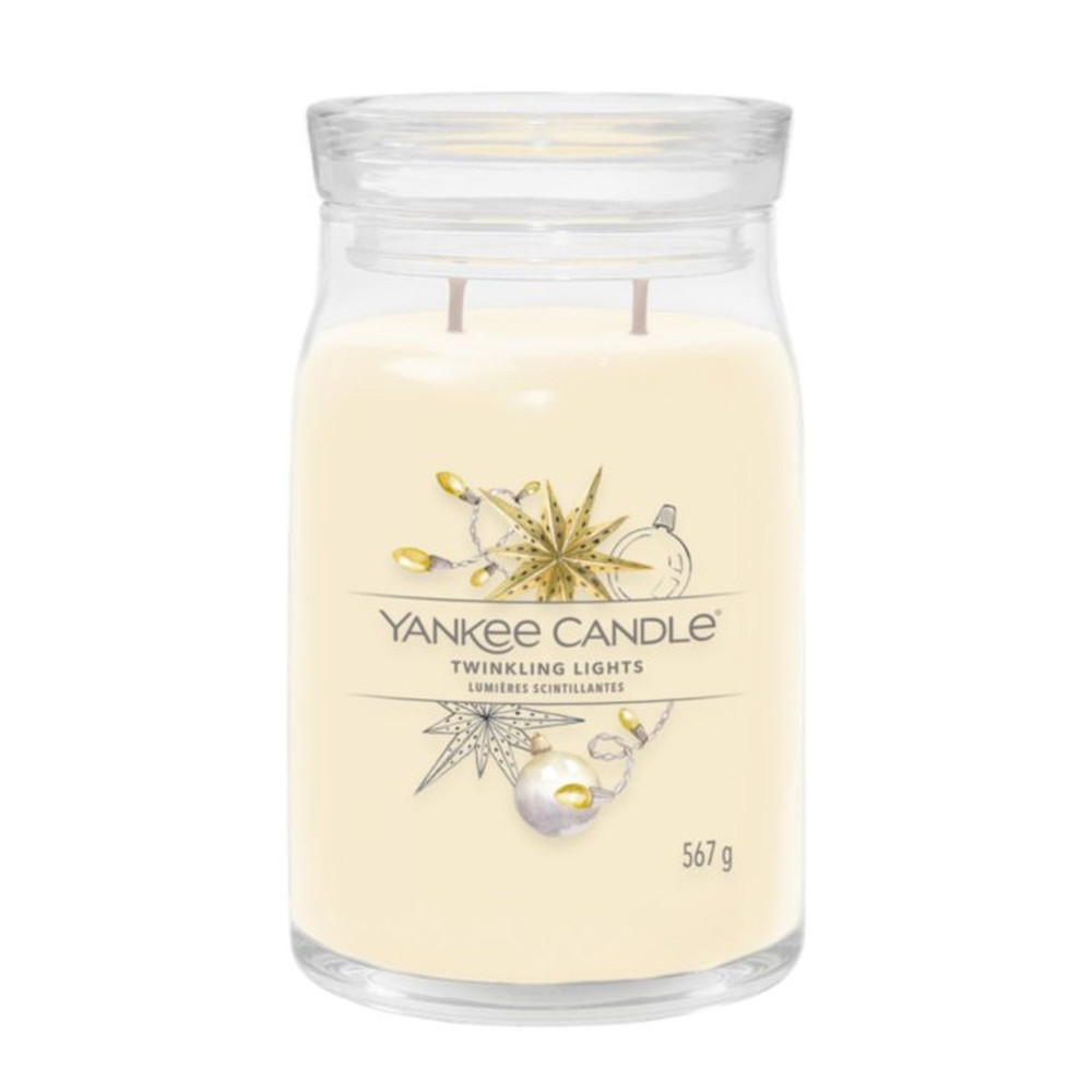 Yankee candle candela profumata grande Twinkling Lights