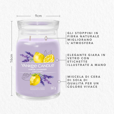 lemon,lavender,candela,grande,yankee