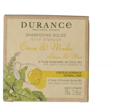 DURANCE SHAMPOO SOLIDO LIMONE E MENTA 75GR.