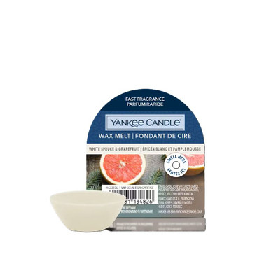 YANKEE CANDLE  CERA DA SCIOGLIERE WHITE SPRUCE GRAPEFRUIT