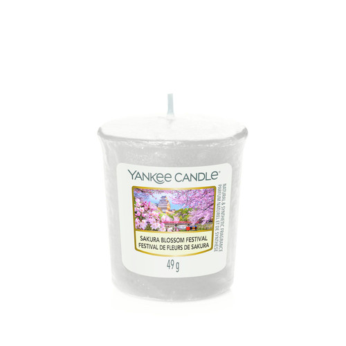 YANKEE CANDLE CANDELA VOTIVO SAKURA BLOSSOM FESTIVAL