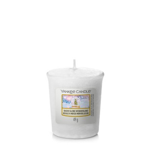 YANKEE CANDLE CANDELA VOTIVO SNOW GLOBE WONDERLAND